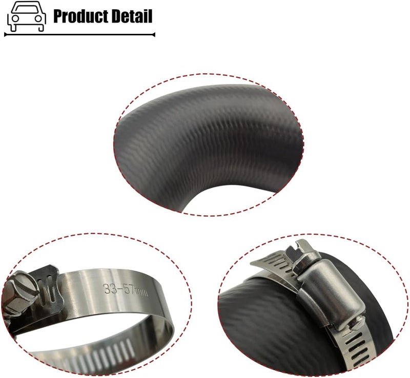 LXROAR01 Fuel Filler Hose Compatible with Chevy C10 C20 C30 Pickup, for GMC C1500 C2500 C3500 1982-1986, for 14040786 - Image 5